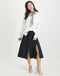 Stephanie Boat Neck Sweater Serena Sweater | White