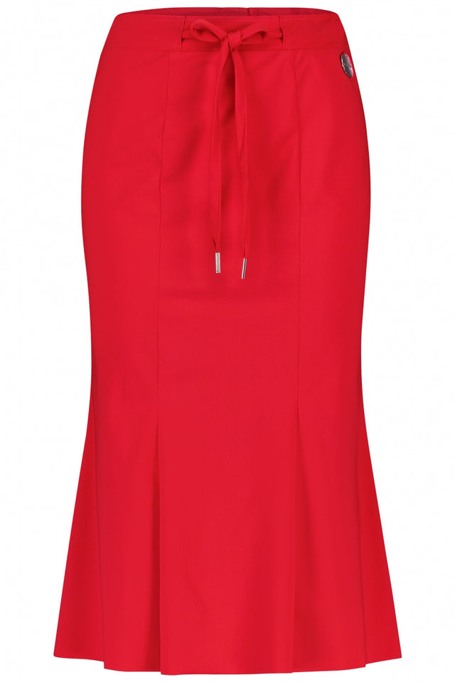 Joanie Flared Skirt | Red