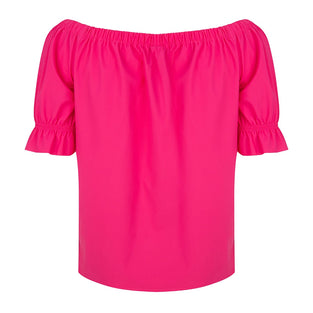 Nicole Knotted Top | Fuxia