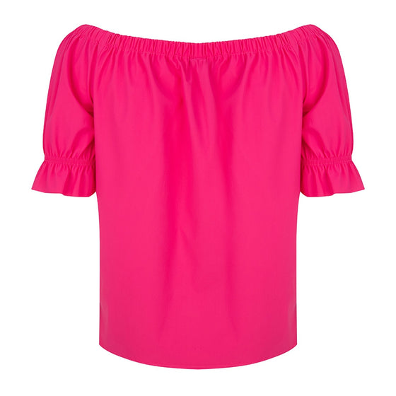 Nicole Knotted Top | Fuxia