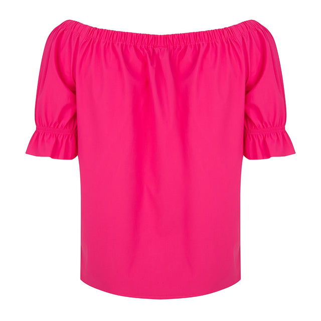 Nicole Knotted Top | Fuxia