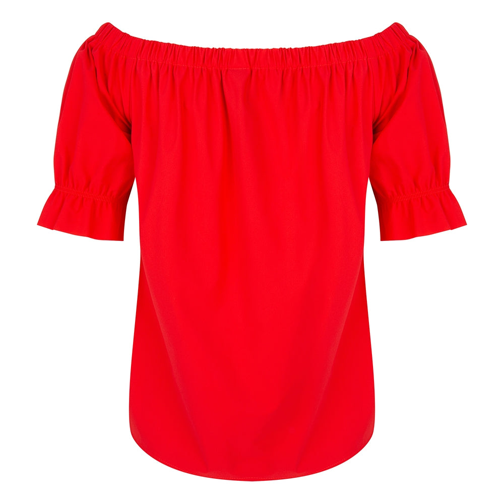 Nicole Knotted Top | Red