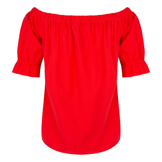 Nicole Knotted Top | Red