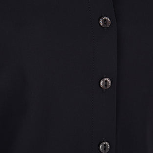 Noel Eyelet Shirt | Black/Green