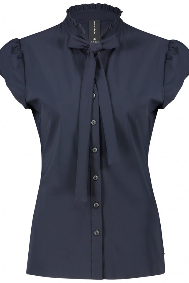 Tash Pussybow Blouse | Blue