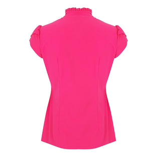 Tash Pussybow Blouse | Fuxia