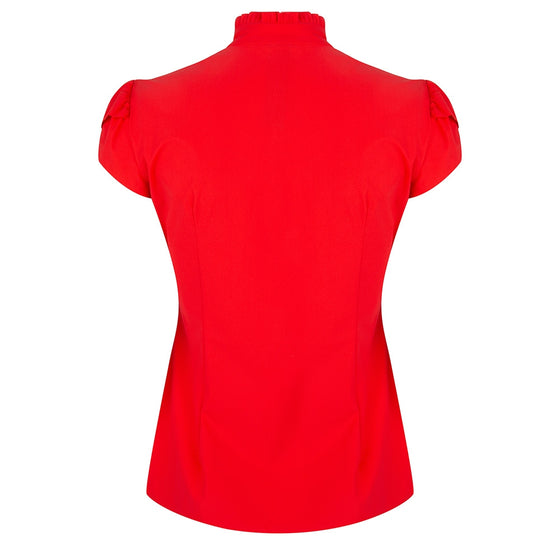 Tash Pussybow Blouse | Red