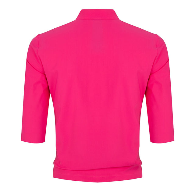 Chloe Cropped Blouse | Fuxia