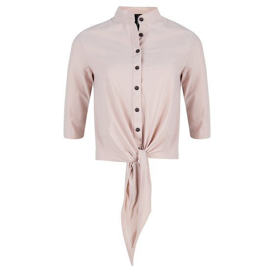 Chloe Cropped Blouse | Rose