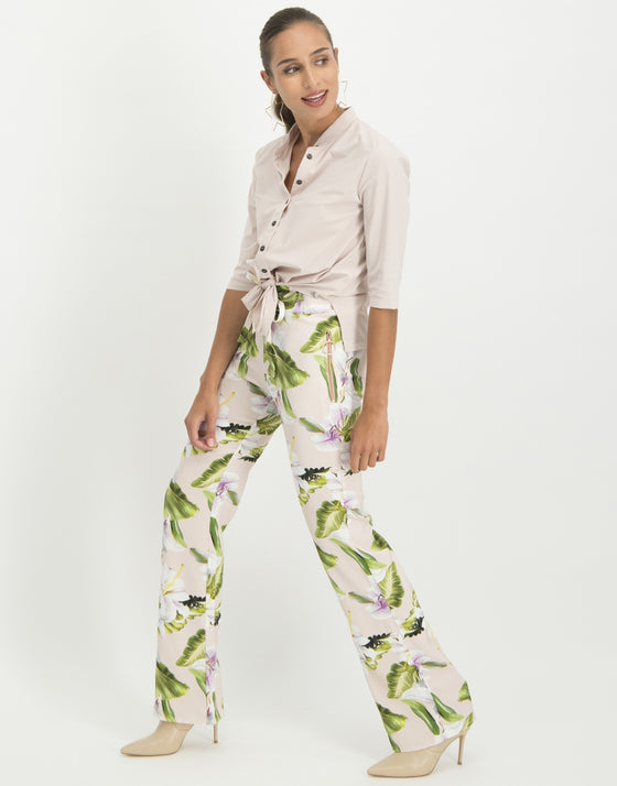 Chloe Cropped Blouse | Rose