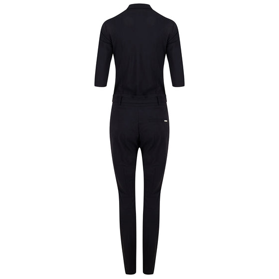 Zoey Shirt Jumpsuit | Black