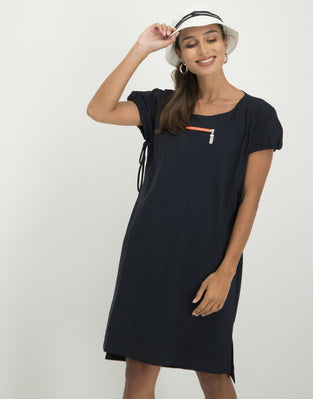 Tiff Zipper Dress | Blue