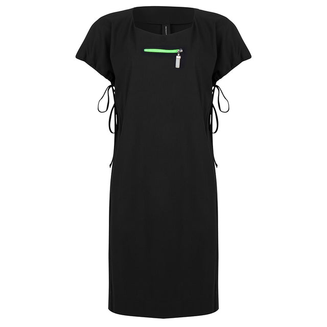 Tiff Zipper Dress | Black