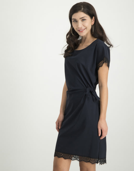Linda Lace Dress | Blue