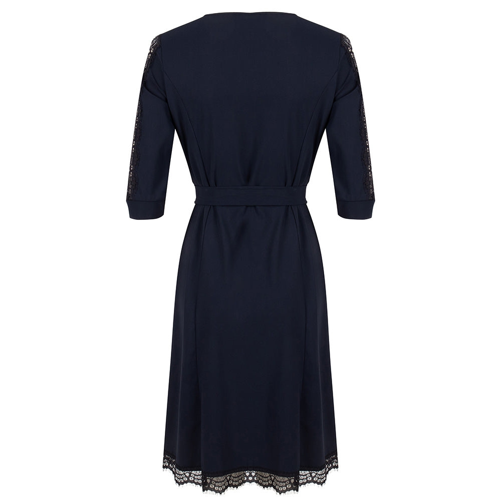 Staci Wrap Dress | Blue