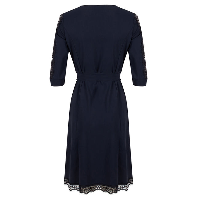 Staci Wrap Dress | Blue