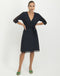 Staci Wrap Dress | Blue