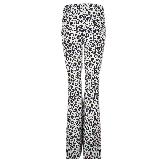 Billie Flared Pants | Animal ecru