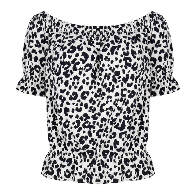 Lois Blouse Animal | Animal ecru