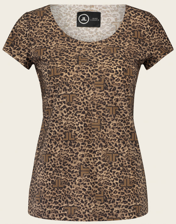 T shirt Sara | Animal brown