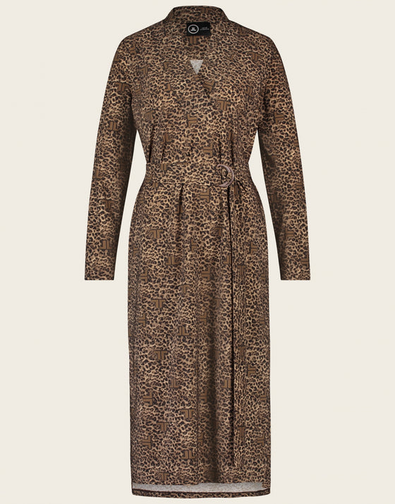 Dress Kelly Long | Animal brown