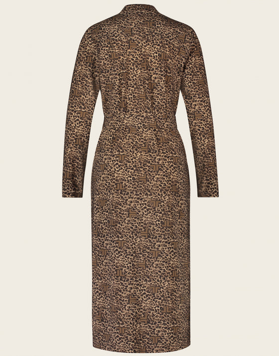 Dress Kelly Long | Animal brown