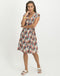 Joanne Dress Flower | White/Red