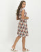 Joanne Dress Flower | White/Red