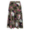 Maddy Skirt Leopard and Rose | Black