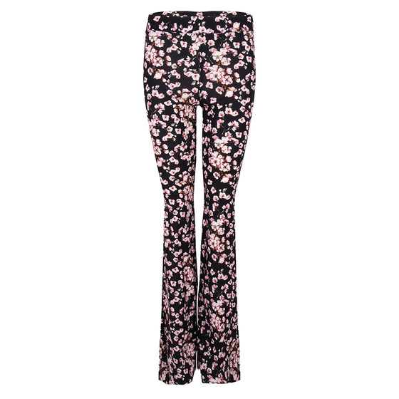 Billie Flared Pants Black and Bloom | Black