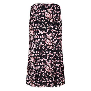 Joanie Flared Skirt Black and Bloom | Black