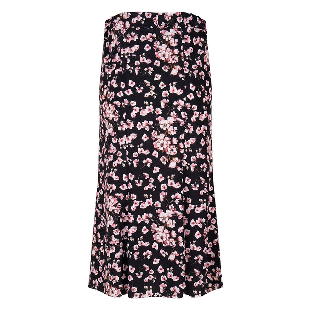 Joanie Flared Skirt Black and Bloom | Black