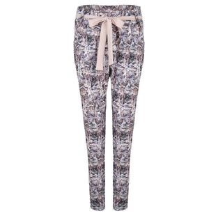 Vera Bow Pants Pink Snake | Barry Pink