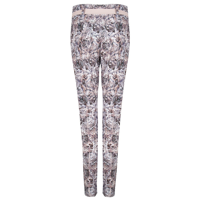 Vera Bow Pants Pink Snake | Barry Pink