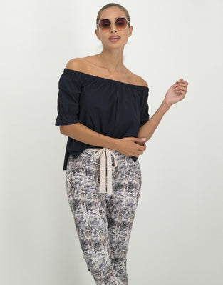 Nicole Knotted Top | Blue