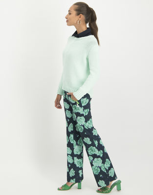 Izzy Pants Blue Bloom | Blue