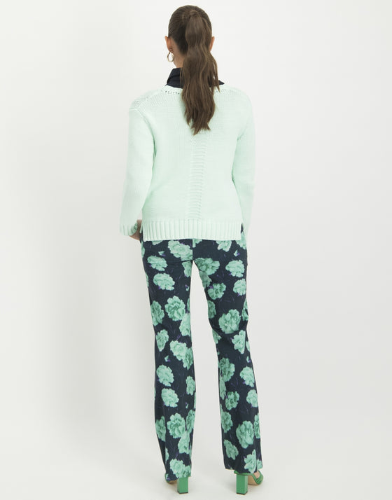 Izzy Pants Blue Bloom | Blue