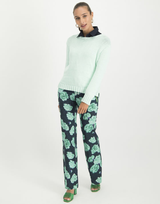 Izzy Pants Blue Bloom | Blue