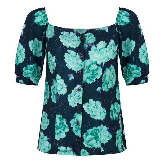 Wendy Top Blue Bloom | Blue