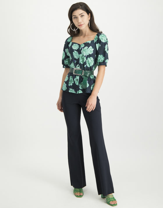 Wendy Top Blue Bloom | Blue