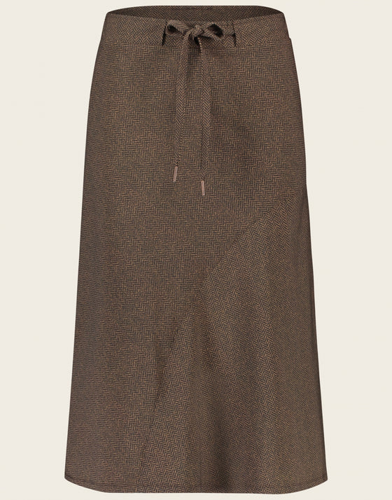 Skirt Fiona/1 | Dark Brown