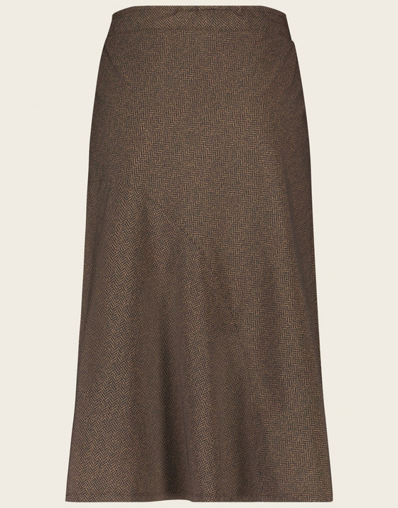 Skirt Fiona/1 | Dark Brown