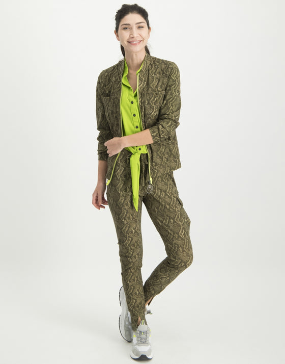 Wendy Jacket Snake | Army