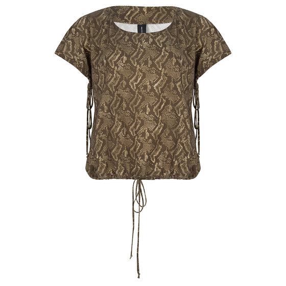 Lynn Snake Top | Army