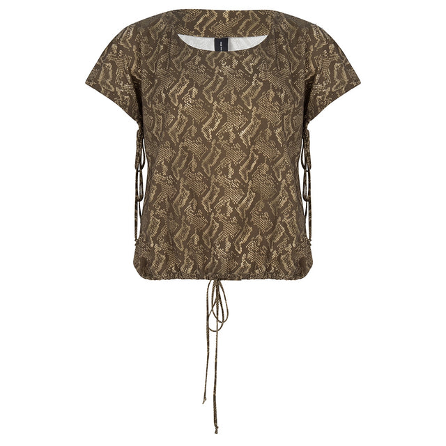 Lynn Snake Top | Army