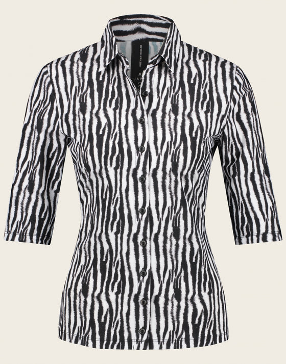 Blouse Kikkie | White/Black