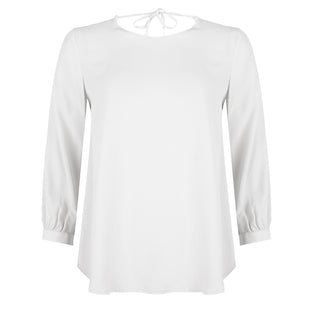 Evie Tie Top | White