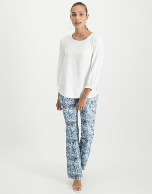 Evie Tie Top | White