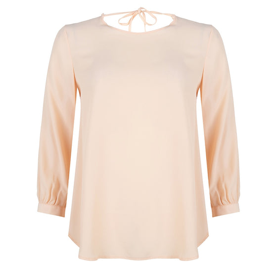 Evie Tie Top | Ecru