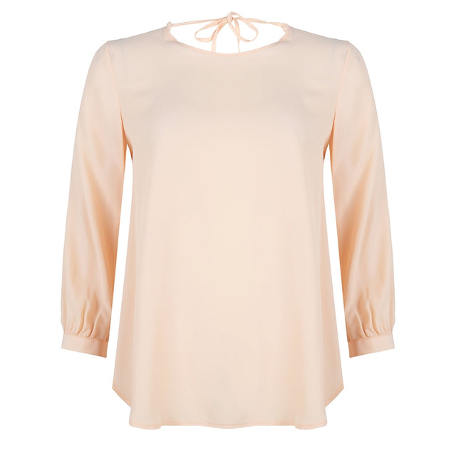 Evie Tie Top | Ecru